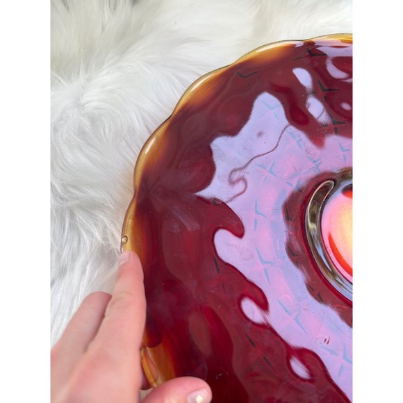 Indiana constellation amberina cake dessert serving platter tray stand - Picture 6 of 7